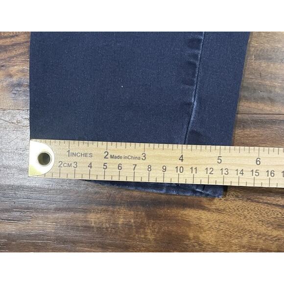 Womens Lee Mid Rise Regular Fit Tapered Leg Navy Blue Chino Pants Size 28x25 - Picture 3 of 7